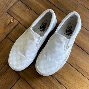 Vans Classic Slip-On Checkered White